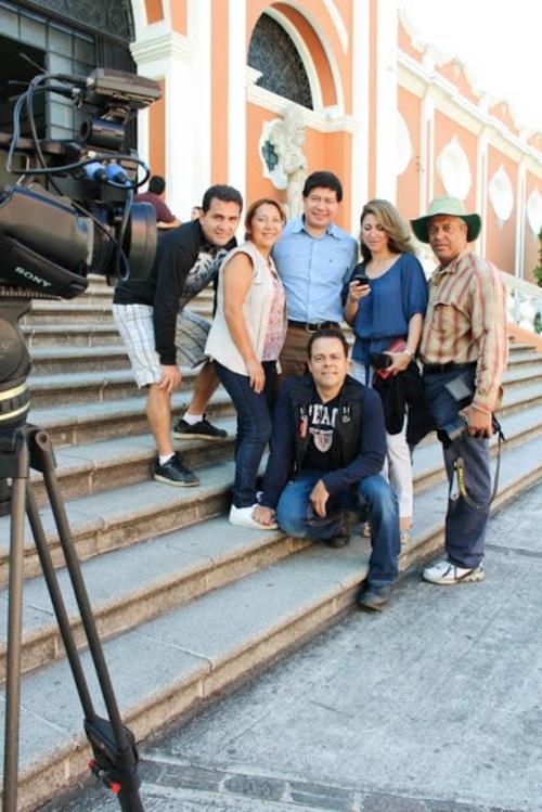 Éste es el equipo que participó en la realización del documental. Foto INGUAT