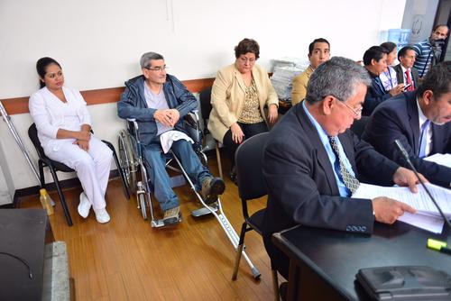 José Mauricio Rodríguez Sánchez, el otro sindicado por genocidio, estuvo en las primeras horas de la audiencia, pero por la tarde se retiró y fue representado por su abogado. (Foto: Jesús Alfonso/Soy502) 