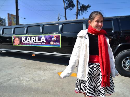 Karla Herrarte, feliz de regresar a su tierra, luego de su triunfo en "La Academia Kids 2" de TV Azteca, México. (Foto: Wilder López/Soy502) 