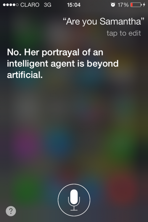 No. Su representación de agente inteligente está más allá de lo artificial.
