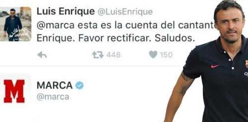 Luis Enrique corrige a Marca foto 