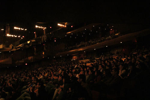 La Gran Sala Efraín Recinos del Teatro Nacional se llenó en su totalidad para este concierto. (Foto: Alexis Batres/Soy502)