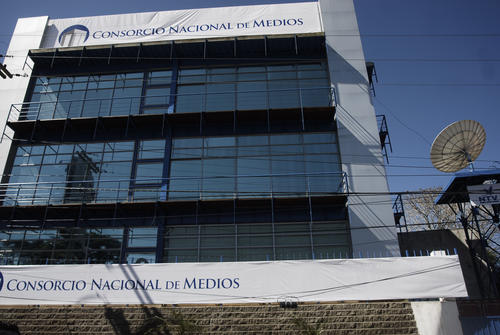 El edificio donde se encontraban ubicados los medios de comunicación en Carretera a El Salvador. (Foto: Archivo/Soy502)