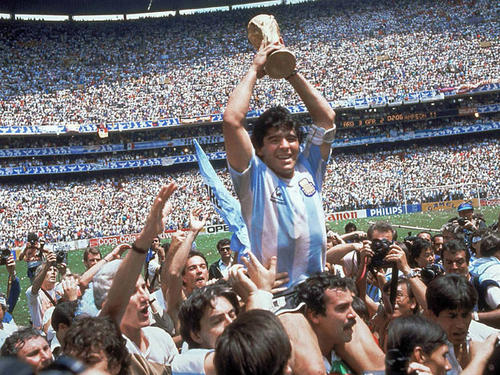 Diego Maradona fue la estrella del Mundial 1986 y llevó a Argentina a conseguir su segunda Copa. (Foto: Diario Uno)