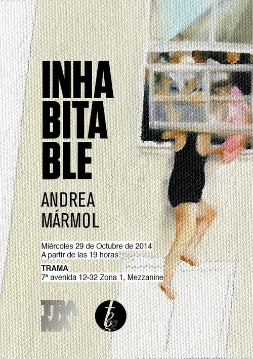 Andrea Mármol inaugura su muestra el miércoles 29 de octubre, a partir de las 7 de la noche. (Diseño: Andrea Mármol oficial) 