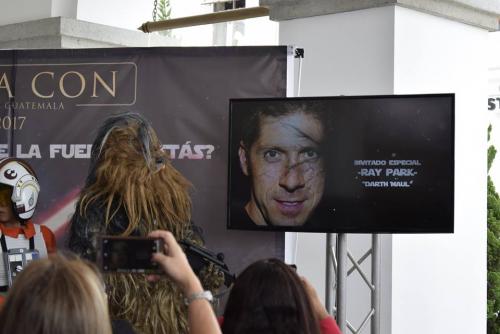 El actor Ray Park, quien encarna a Darth Maul en Episodio I. (Foto: Adriana Ligorría/Soy502)