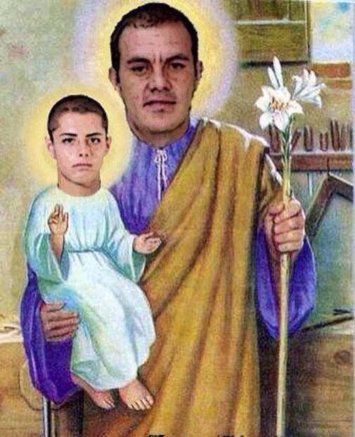 La imagen de "Chicharito" Hernández con el exfutbolista Cuauhtemoc Blanco hicieron su paso por las redes sociales. (Foto: Internet)