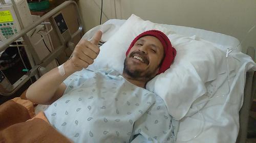 Nelson Leal se encuentra luchando por recuperar en un hospital de la zona 1. (Foto: Facebook)