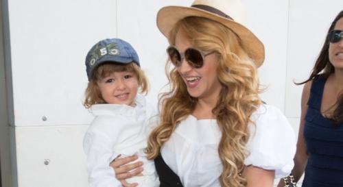 Andrea Nicolás, el primer hijo de Paulina Rubio, tiene cinco años actualmente. (Foto: venuemagazine.com)