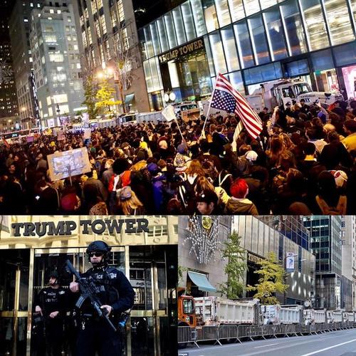 La Torre ha sido escenario de protestas en contra de Donald Trump. (Foto: Infobae)