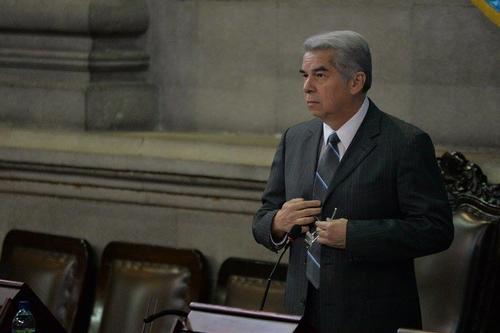 Luis Rabbé, actual presidente del Congreso, ha sido fuertemente criticado por no mantener el orden dentro del hemiciclo. (Foto: Wilder López/Soy502)