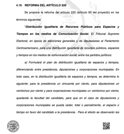 La reforma al artículo 220 implica el control de publicidad en los medios de comunicación.