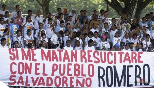 El nombre de monseñor Romero es símbolo de lucha social en El Salvador. (Foto: salvadorsolidaridad.worldpress.com)