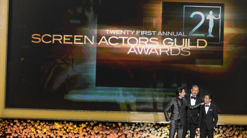 Tony Revolori en la noche de la entrega de premios SAG Awards. (Foto: Getty Images) 