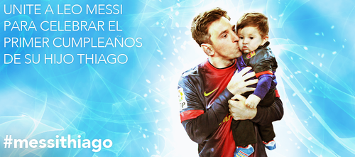 Este es el afiche oficial del evento protagonizado por Lionel Messi