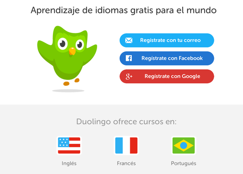 Cursos que imparte Duolingo.