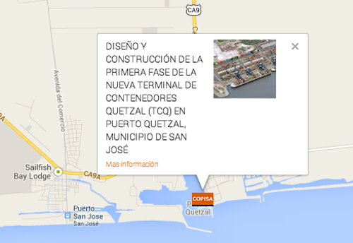 COPISA, la empresa que construirá la terminal en Puerto Quetzal ya tiene oficinas en dicha terminal marítima.  (Foto: Soy502)