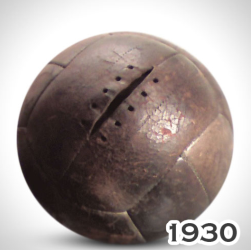 El balón que se utilizó en el Mundial de 1930.