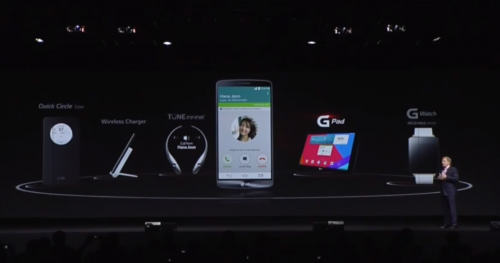 Los accesorios del LG G3.