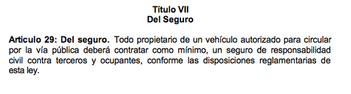 La Ley de Tránsito manda que todo propietario de vehículo tenga un seguro, pero es una medida que no se cumple. (Foto:Soy502)