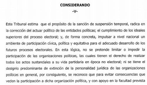 Texto del acuerdo 28-2015 por medio del cual el Tribunal Supremo Electoral levanta la suspensión del partido Patriota. 
