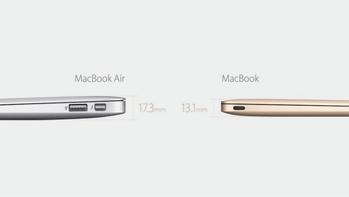 Por cuatro milímetros, la nueva MacBook es más delgada que su antecesora. (Foto: CincoDías)