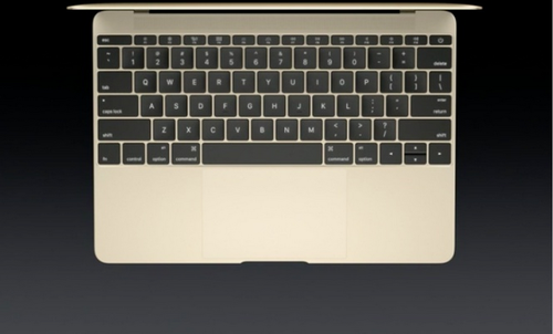 Así luce el nuevo teclado de la MacBook. (Foto: CincoDías)