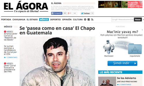 En 2011 el diario El Ágora publicó un reportaje sobre las operaciones que realizaba el "Chapo" entre Guatemala y Honduras.  (Foto: Soy502)