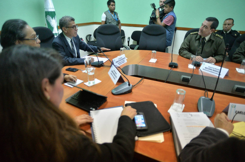 El ministro de la defensa, Williams Mansilla, fue citado por el diputado de Retalhuleu, Edwin Maldonado, para explicar lo ocurrido. (Foto: Wilder López/Soy502) 