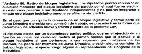 Este artículo de la Ley Orgánica del Congreso podría ser utilizado para separar de la bancada oficial a Patricia Sandoval. (Foto: José Miguel Castañeda/Soy502)