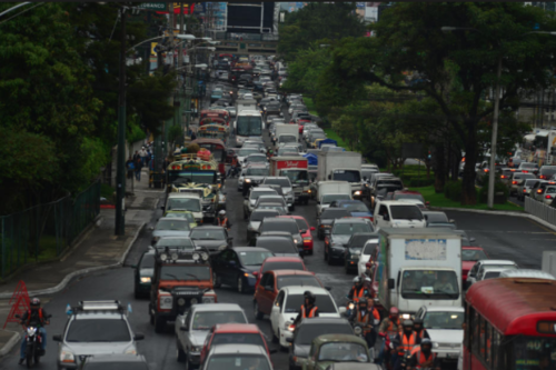 Las vías de ingreso a la ciudad de Guatemala son las más congestionadas, según autoridades. (Foto: Archivo/Soy502)