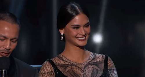 Pia Wurtzbach fue presentadora en la semifinal de Miss Universe. (Foto: captura de pantalla)