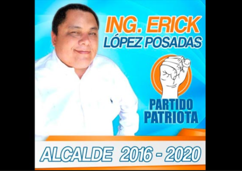 Sin el apoyo de Lider, Erick López Posadas se postuló por el Partido Patriota. (Foto: Guatemala Elecciones)