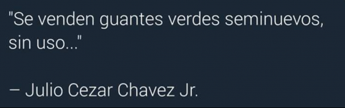 Julio César Chávez Jr. no pegó mucho en la pelea frente a 'el Canelo'. (Foto: Twitter)