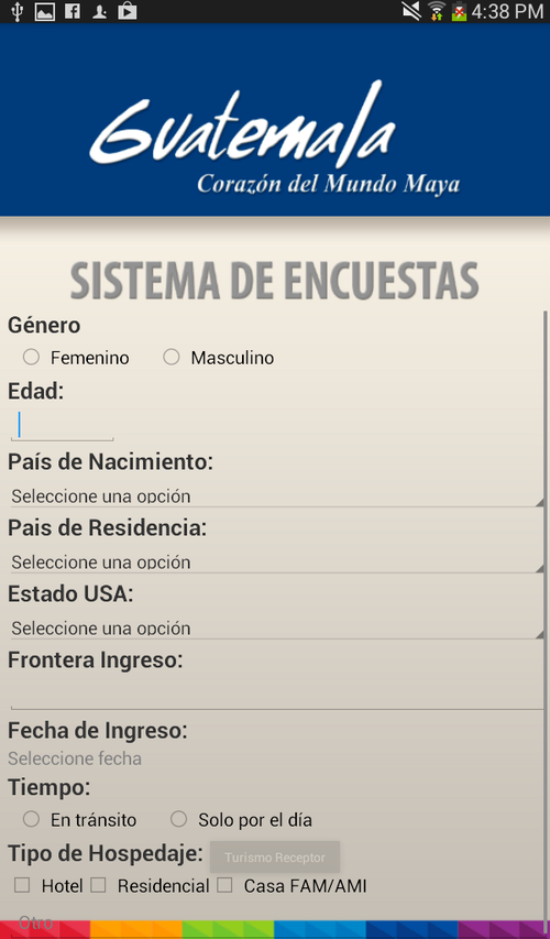 Esta es la imagen de la aplicación desarrollada por el Intecap. 