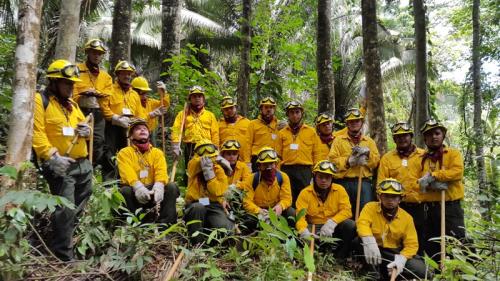 Estos rescatistas deberán doblar sus esfuerzos en la temporada seca en Guatemala para evitar mayores daños a consecuencia de los incendios. (Foto: Conap)