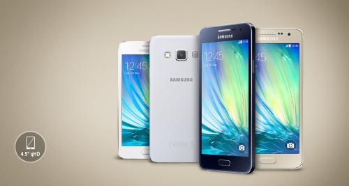 Los nuevos modelos de Samsung enfocados para los jóvenes.
