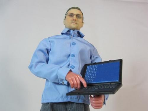 Así luce la figura de Edward Snowden elaborada por el fabricante de muñecos ThatsMyFace.com. El muñequito Snowden cuesta 99 dólares y puede ser solicitada a través de la página web de la compañía. Foto ThasMyFace.com 