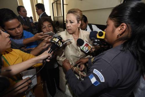 Blanca Stalling recupera su libertad a cambio de 300 mil quetzales de fianza. (Foto: Erick Sor/Nuestro Diario)