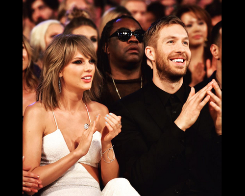 Taylor Swift y Calvin Harris juntos en la gala de los Billboard Music Awards. (Foto: Billboard) 