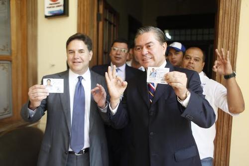 Los candidatos de UCN fueron formalmente inscritos ante el TSE.  (Foto: Wilder López/Soy502) 