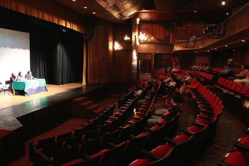 Evento del nombramiento del arquitecto Álvaro Veliz. (Foto: Centro Cultural Miguel Ángel Asturias) 