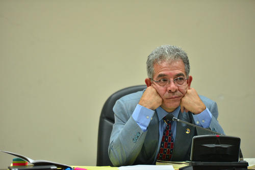 El juez escuchó con paciencia la declaración de Lima y no lo interrumpió. (Foto: Wilder López/Soy502)