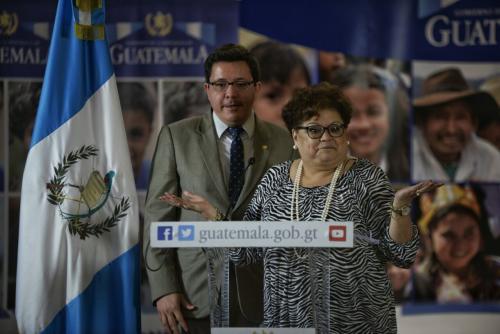 Ana María Diéguez descartó que se dieron órdenes desde el Ejecutivo para contratar a lobbistas en EE.UU. (Foto: Wilder López/Soy502)