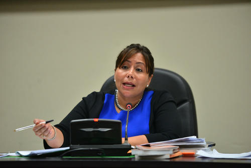 La jueza Silvia Violeta de León ligó a proceso a los implicados en el caso IGSS-PISA. (Foto: Archivo/Soy502) 