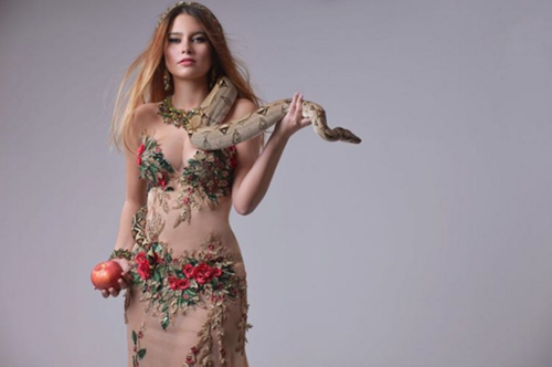 Yam Kaspers, MIss Universo Israel sorprendió con su traje de El Pecado Original. (Foto: Instagram)