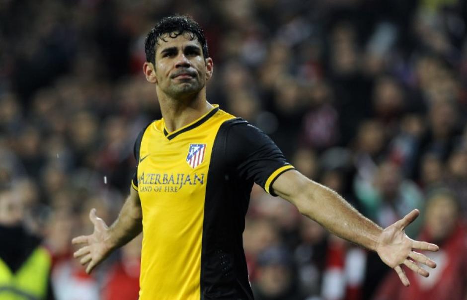 Diego Costa volvió a anotar para el Atlético de Madrid y ayudó a los colchoneros a clasificar a semifinales de la Copa del Rey. (Foto: Rafa Rivas/AFP)