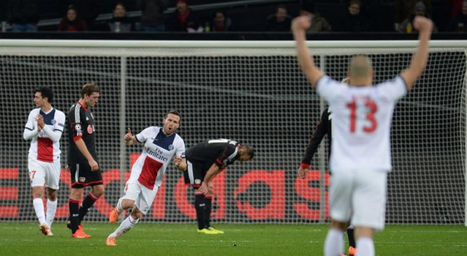 El PSG fue imparable para el Bayer Leverkusen, que salió goleado en su visita a la capital francesa. (Foto: AFP)