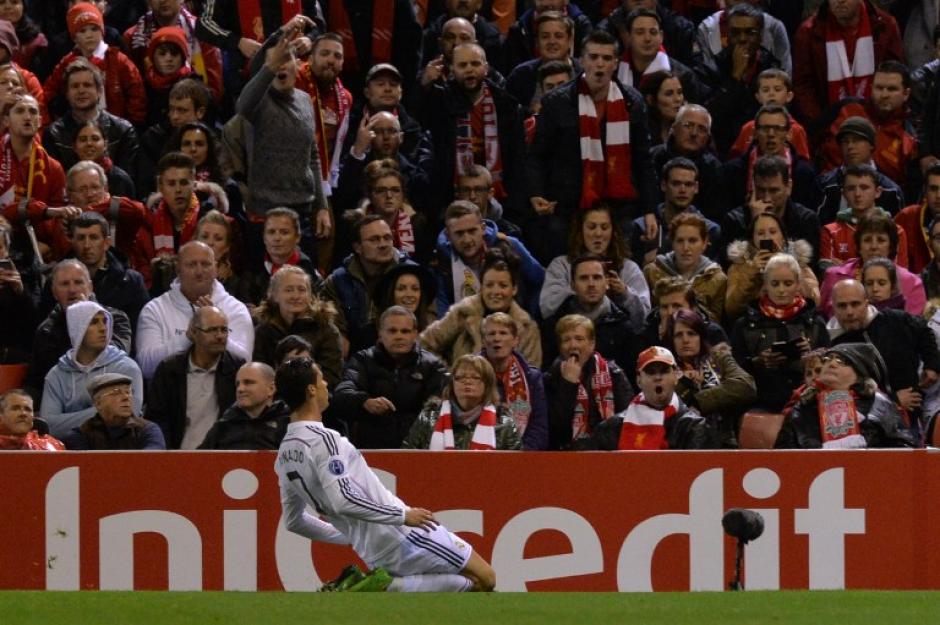 Cristiano Ronaldo quiere conseguir un nuevo récord en la Champions en el juego ante el Liverpool. (Foto: AFP)