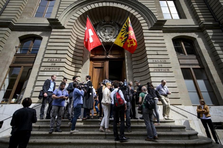 El pasado viernes, el Tribunal de Ginebra sentenció a cadena perpetua al ex director de la PNC, Erwin Sperisen. (Foto:AFP)&nbsp;